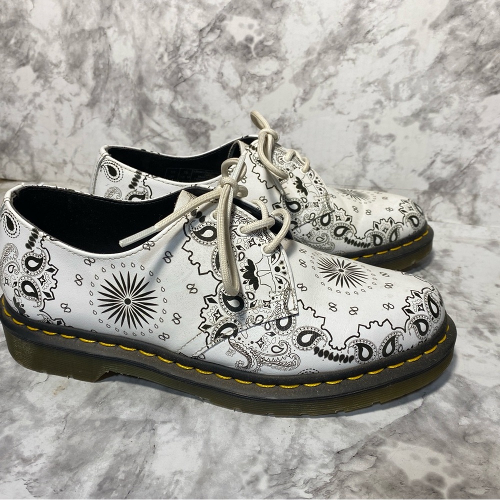 Dr Martens 1461 bandana white